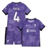 Maillot de Supporter Liverpool Virgil 4 Troisième 2023-24 Pour Enfant